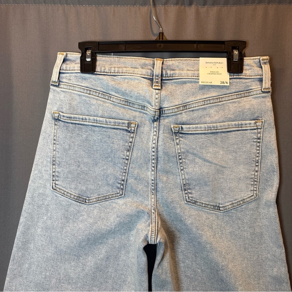 Banana Republic Light Wash Wide-Leg Jeans - Picture 4 of 12